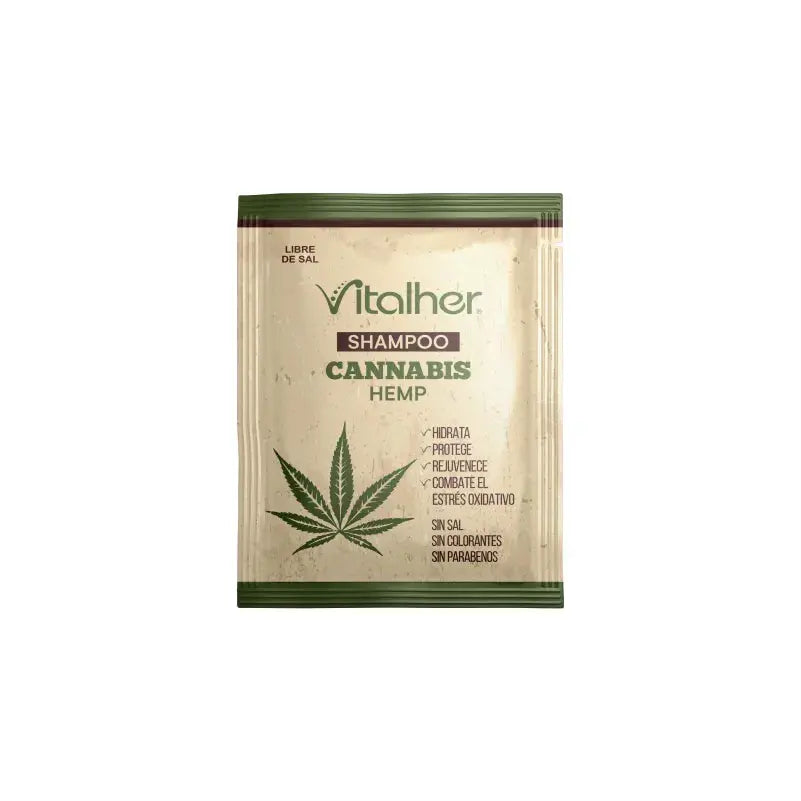Sachet Shampoo Cannabis Hemp Vitalher