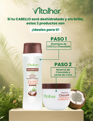 Kit hidratación coco y chocolate x350 mL