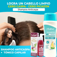 Kit Shampoo control grasa + Tónico Capilar